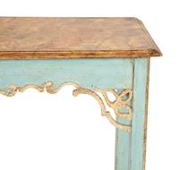 A Georgian Style Faux Marble-Painted Console Table