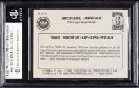A 1986 Michael Jordan Star Set 1985 Rookie of The Year Card No. 6 (BGS 9 MINT)
