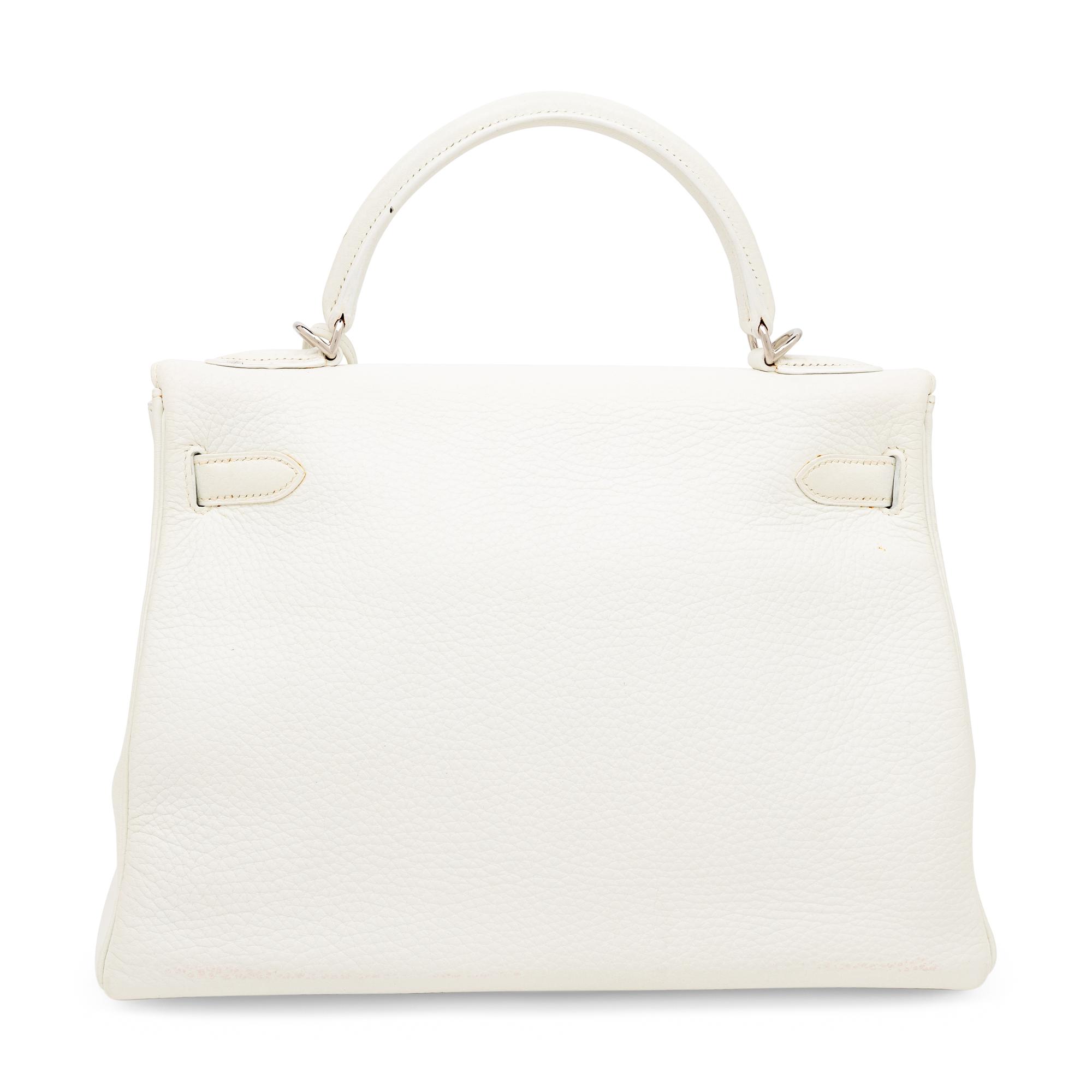 Hermès, Kelly Retourne 32 in White Clemence, 2004