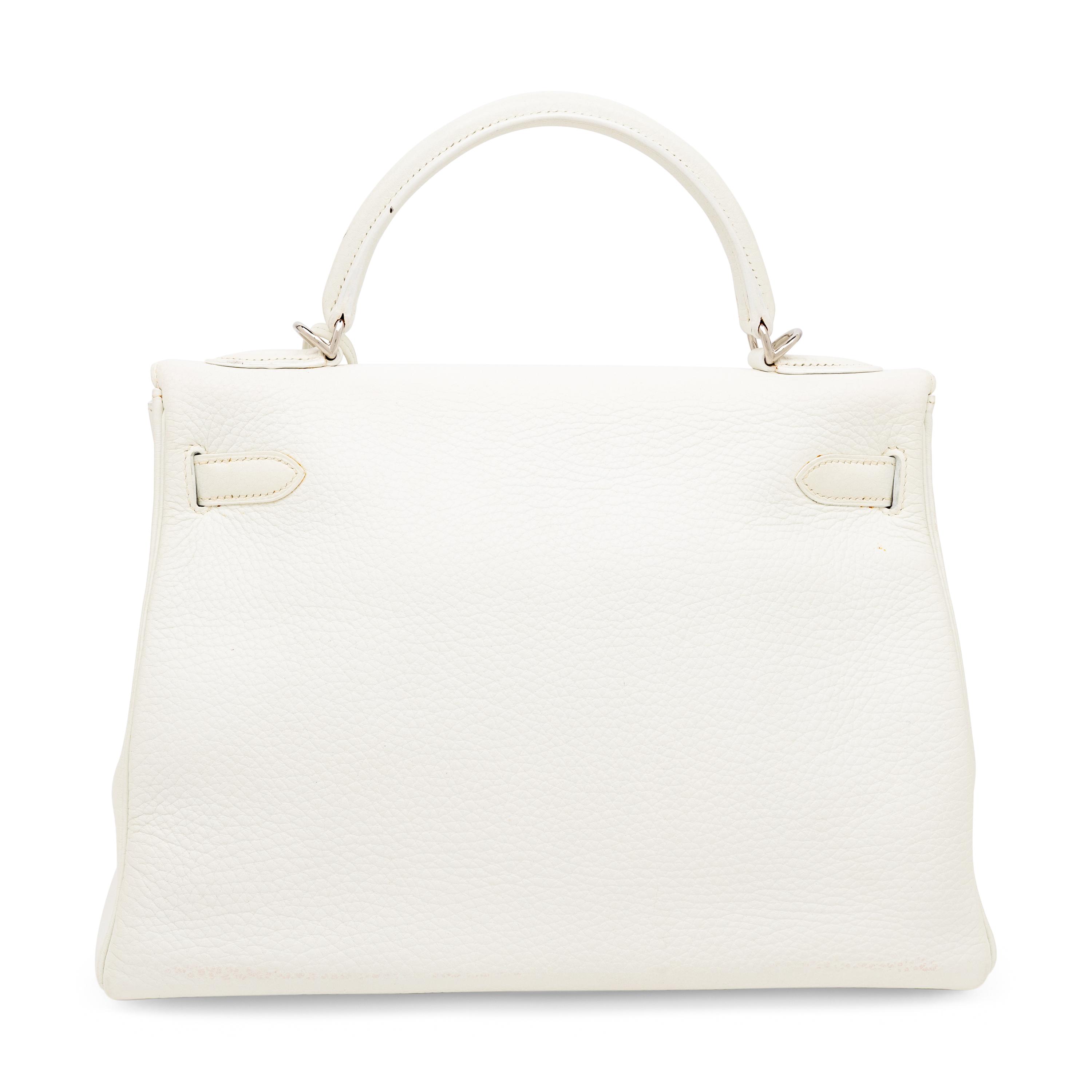 Hermès, Kelly Retourne 32 in White Clemence, 2004
