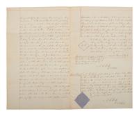 [SHIPWRECKS]. Manuscript testimony (court duplicate) of Thomas Kent, a Black man aboard the brigantine Britannia , wrecked off the coast of New Brunswick, British North America. 24 April 1835.
