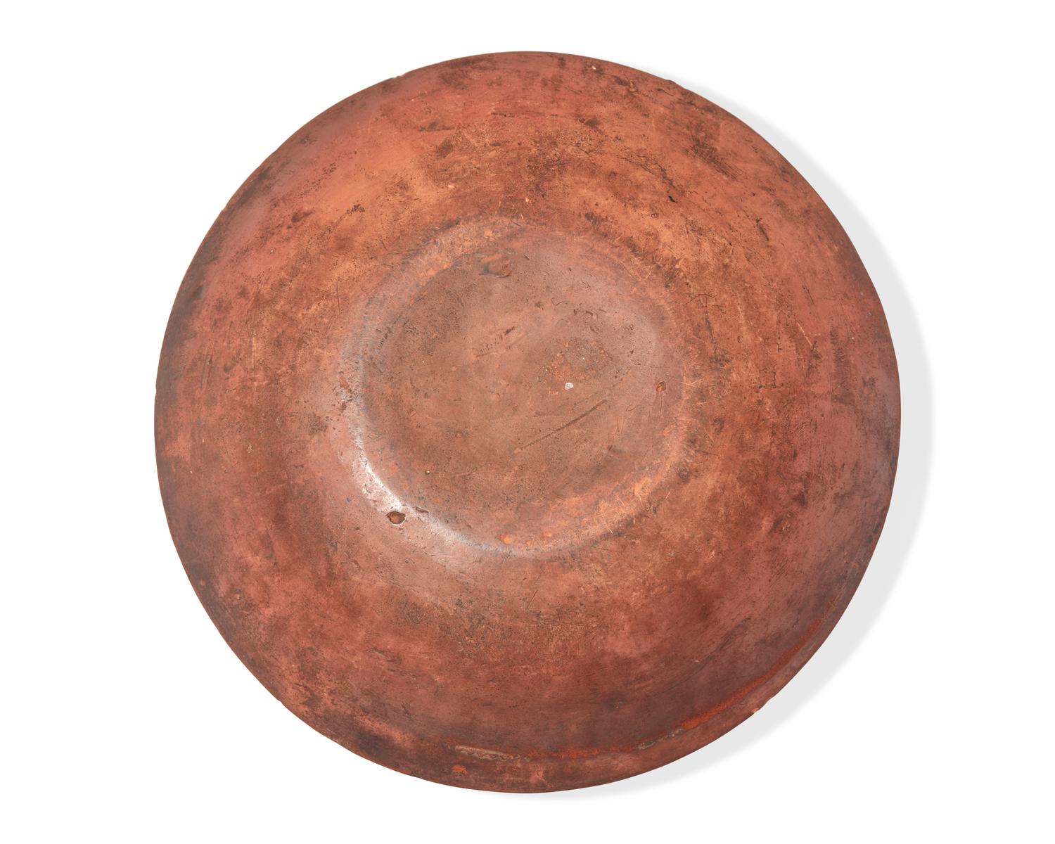 A Glazed and Slip-Decorated Redware Charger, Southeastern Pennsylvania, 19th Century