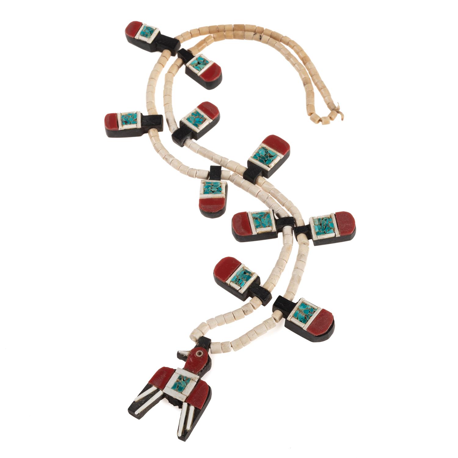 Kewa Depression Era Thunderbird Necklace