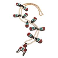 Kewa Depression Era Thunderbird Necklace