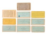[CIVIL WAR]. A group of 10 stereoviews of Civil War forts and weaponry by BRADY, ANTHONY, and TAYLOR & HUNTINGON.