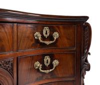 A George III Mahogany Knee-Hole Bureau