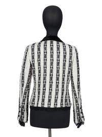 CHANEL, STRIPED TWEED JACKET