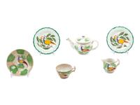 A Group of Staffordshire Pearlware Tea Articles