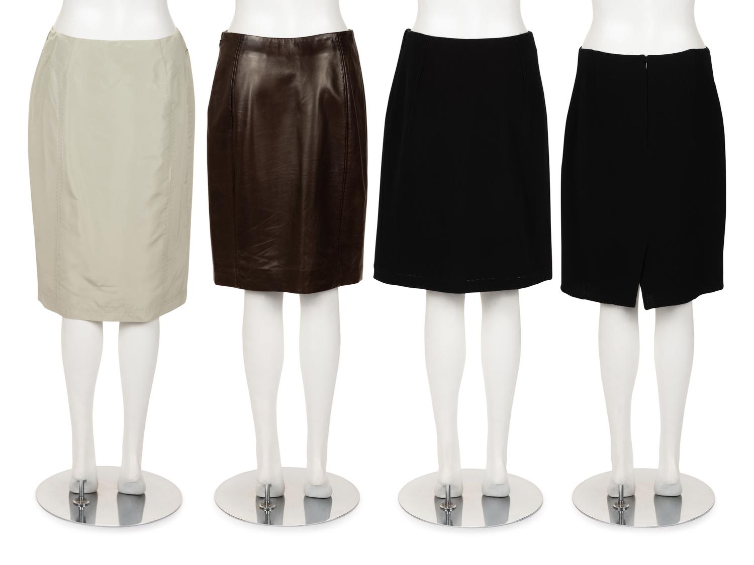 Four Chado Ralph Rucci Skirts, 2000-2010s
