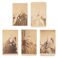 [Early Photography] Group of 19 Photographs of Quakers, incl. Lucretia Mott and Brigflatts Meeting House.