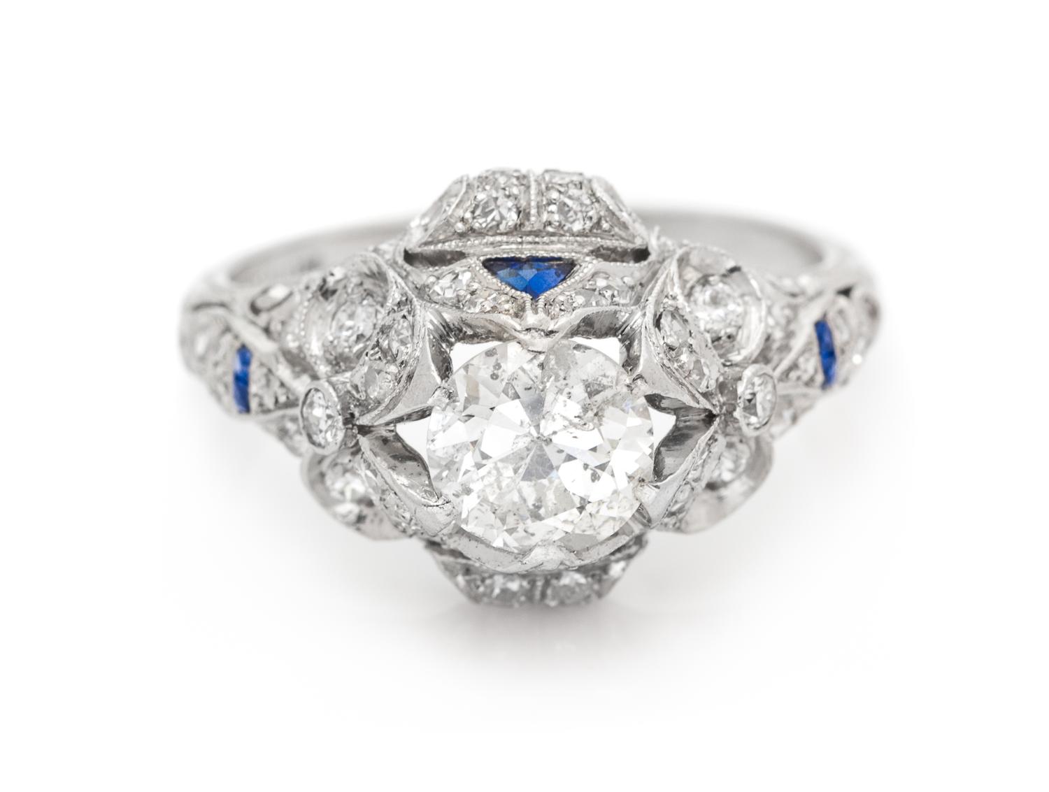 A Platinum and Diamond Ring, 3.40 dwts.
