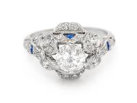 A Platinum and Diamond Ring, 3.40 dwts.