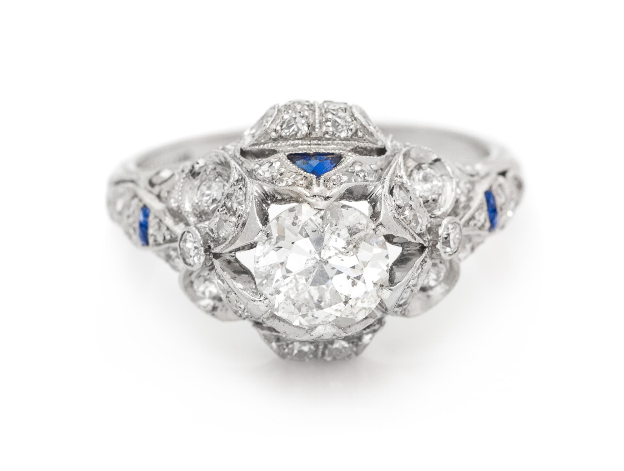 A Platinum and Diamond Ring, 3.40 dwts.
