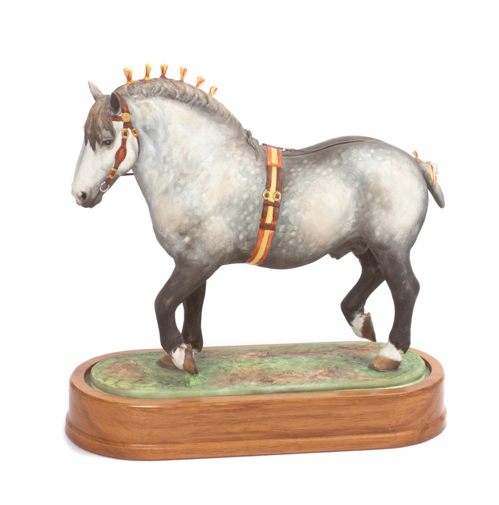 A Royal Worcester Porcelain Figure, Doris Lindner Width 10 1/2 inches. — 20TH CENTURY