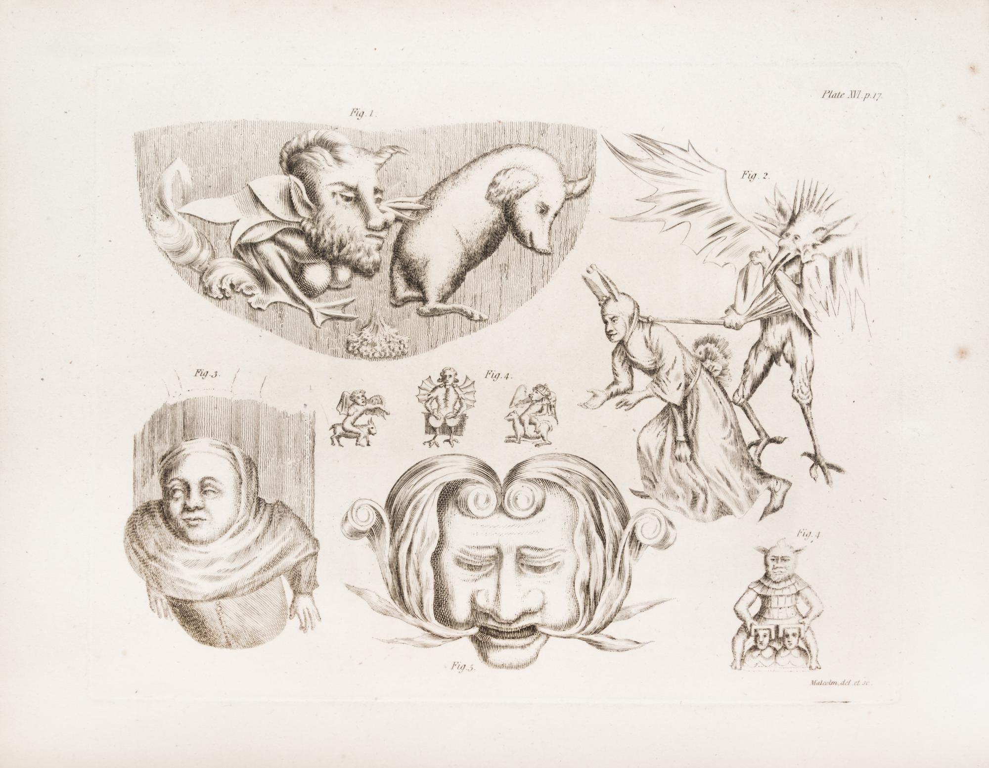 (CARICATURE) MALCOLM, J.P. An Historical Sketch of the Art of Caricaturing. London, 1813.