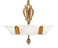 An Art Deco Five-Light Chandelier