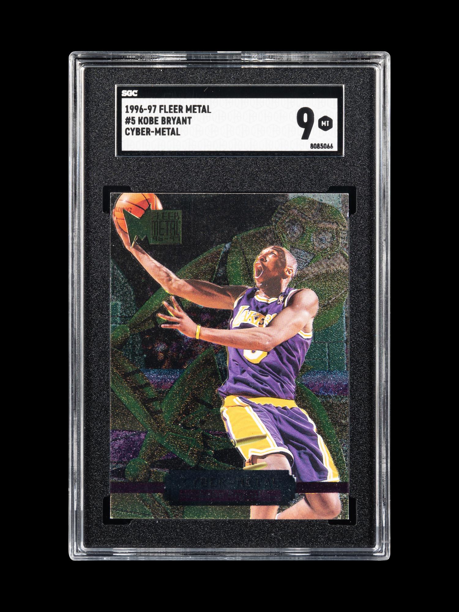 A Group of 1996-97 Fleer Metal Kobe Bryant Rookie Basketball Cards,