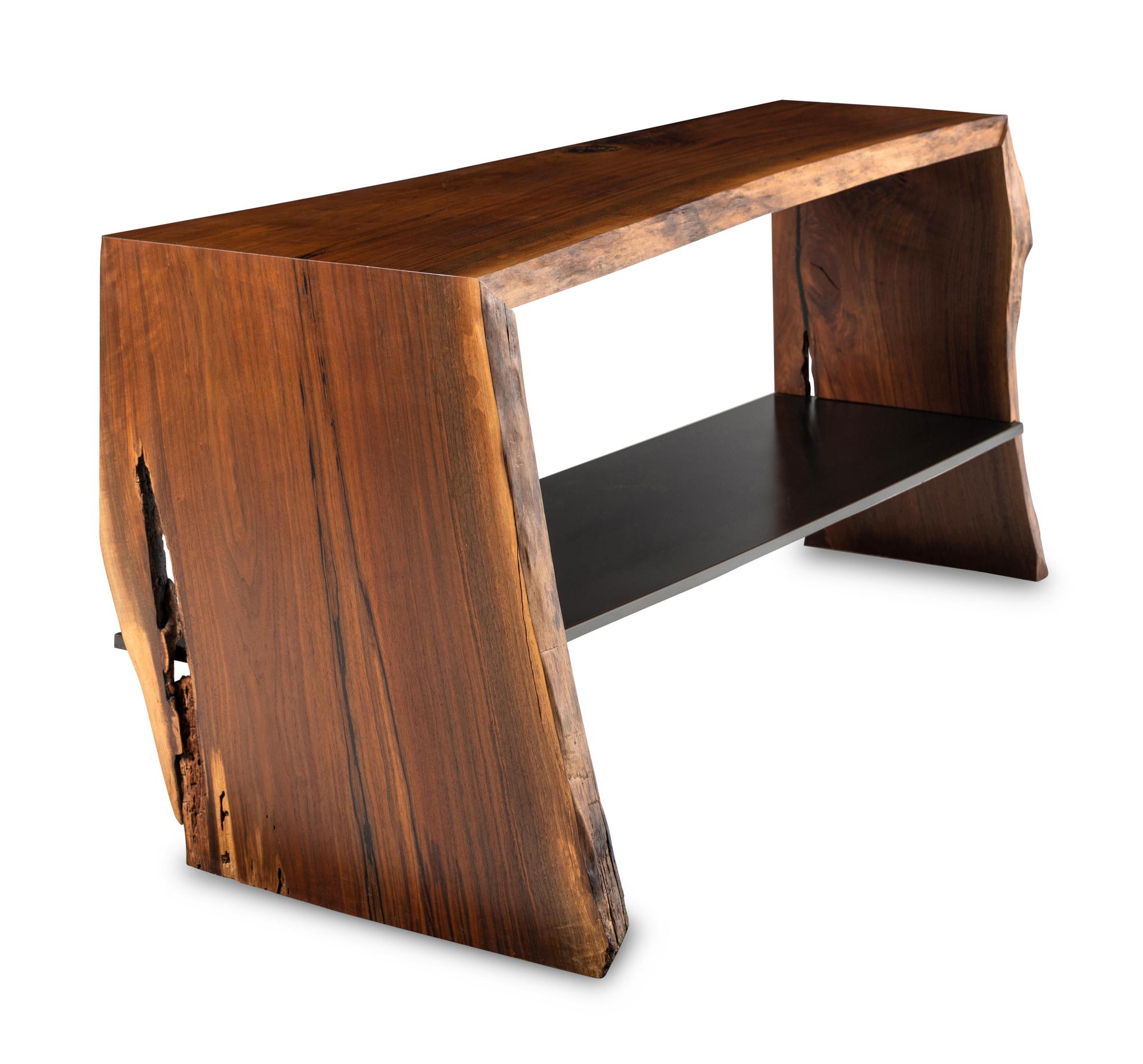 A John Houshmand Live Edge Walnut Long Table