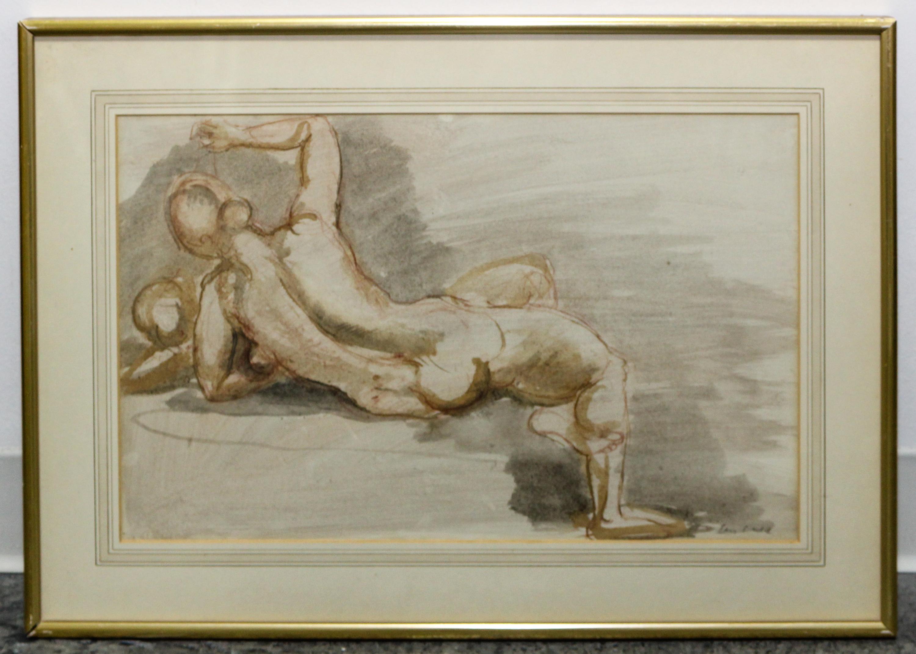 George Ehrlich, (Austrian, 1897-1966), Reclining Nude