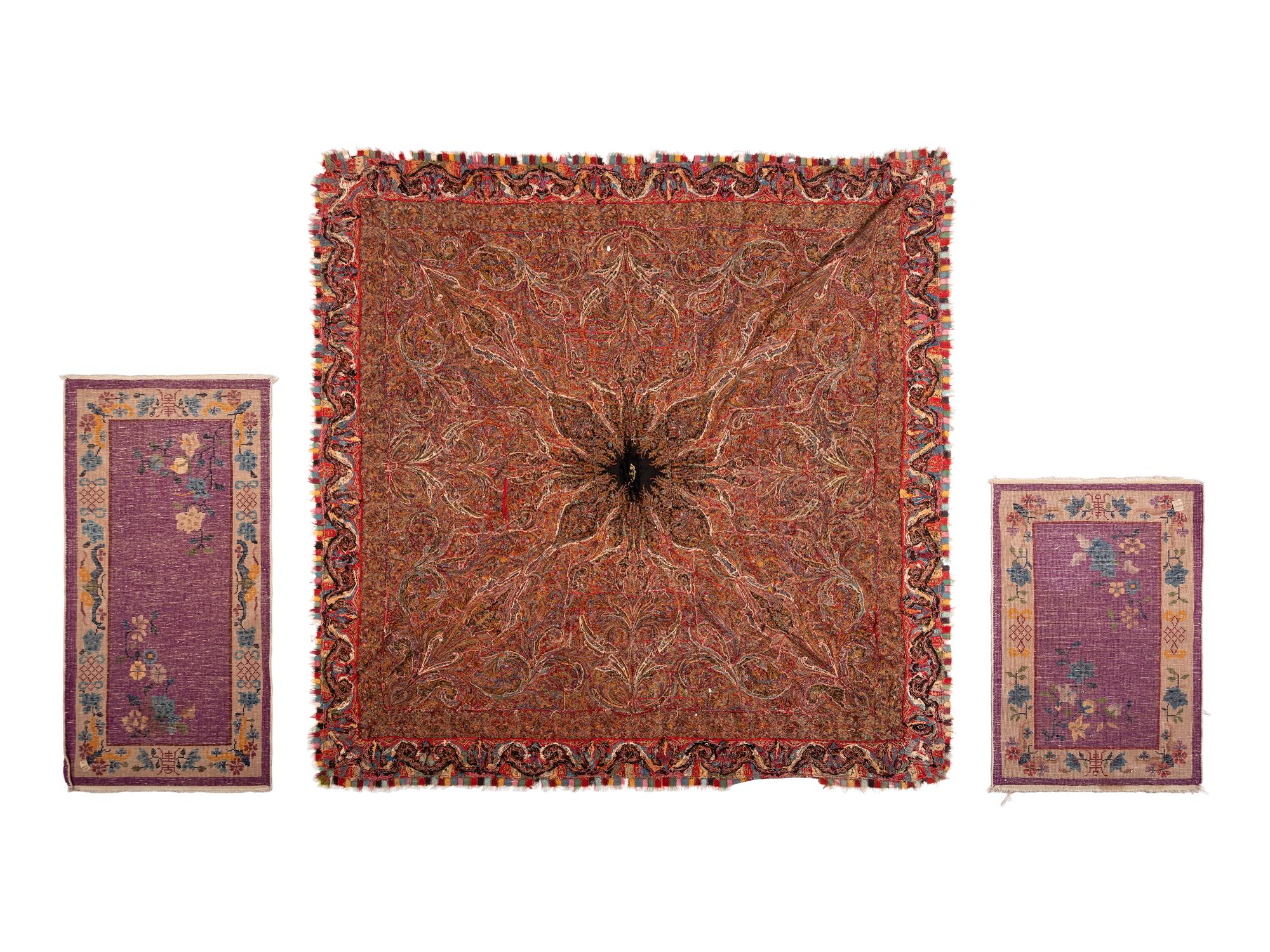 Two Chinese Area Rugs
