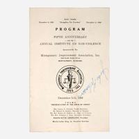[African-Americana] Robinson, Jackie Montgomery Improvement Association Program, signed