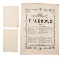 [1888 and 1892 ELECTION]. A group of ephemera related from the 1888 presidential campaigns of Benjamin Harrison and Grover Cleveland, comprising:
