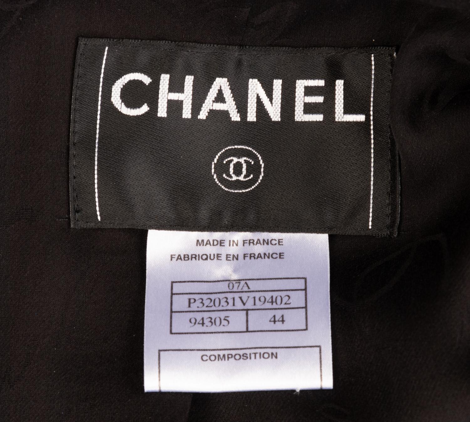 Chanel Belted Wool Pocket Coat, Fall 2007