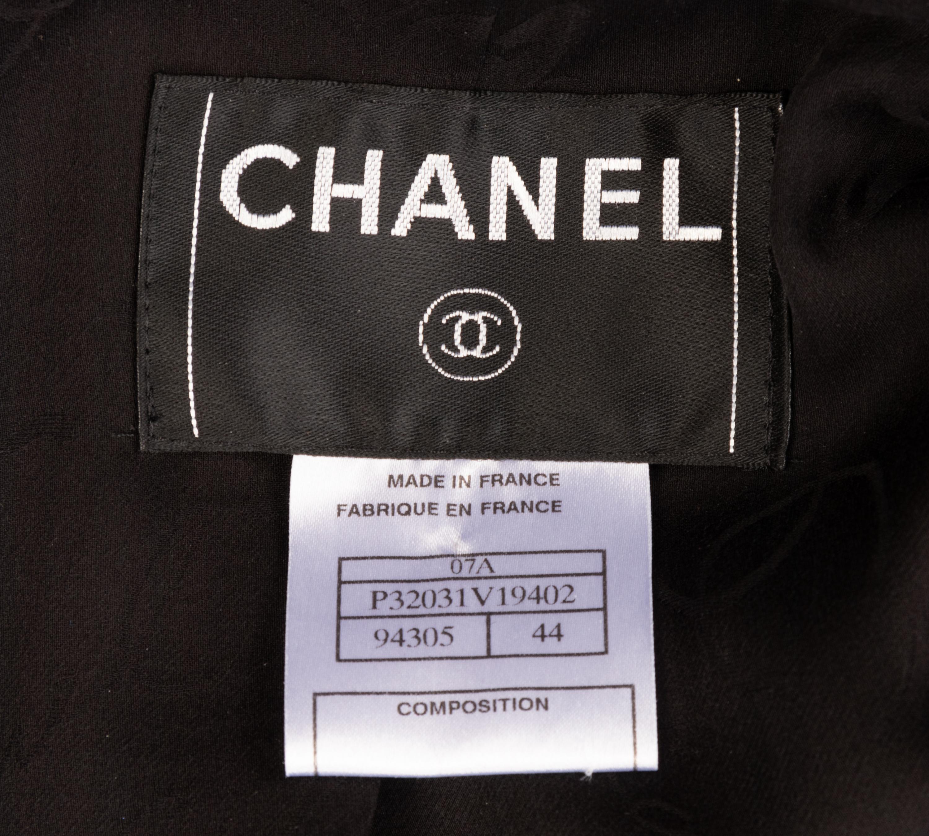 Chanel Belted Wool Pocket Coat, Fall 2007