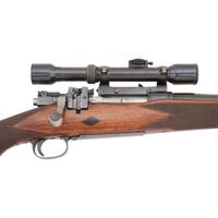 **U.S. Springfield Model 1922MI Sporterized and Converted to .22 Hornet with Griffin & Howe Mount and Hensoldt Telescopic Sight