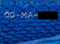 Christian Dior Blue Python Small Lady Dior Bag, 2012