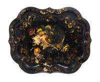 Five Victorian Trays Width of widest 30 inches. — 19th/20th CENTURY