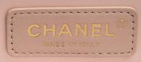 Chanel, Mini Logo Handle Flap Bag in Black Satin