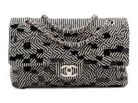 Chanel Striped Denim Double Flap Bag, 2006-2008