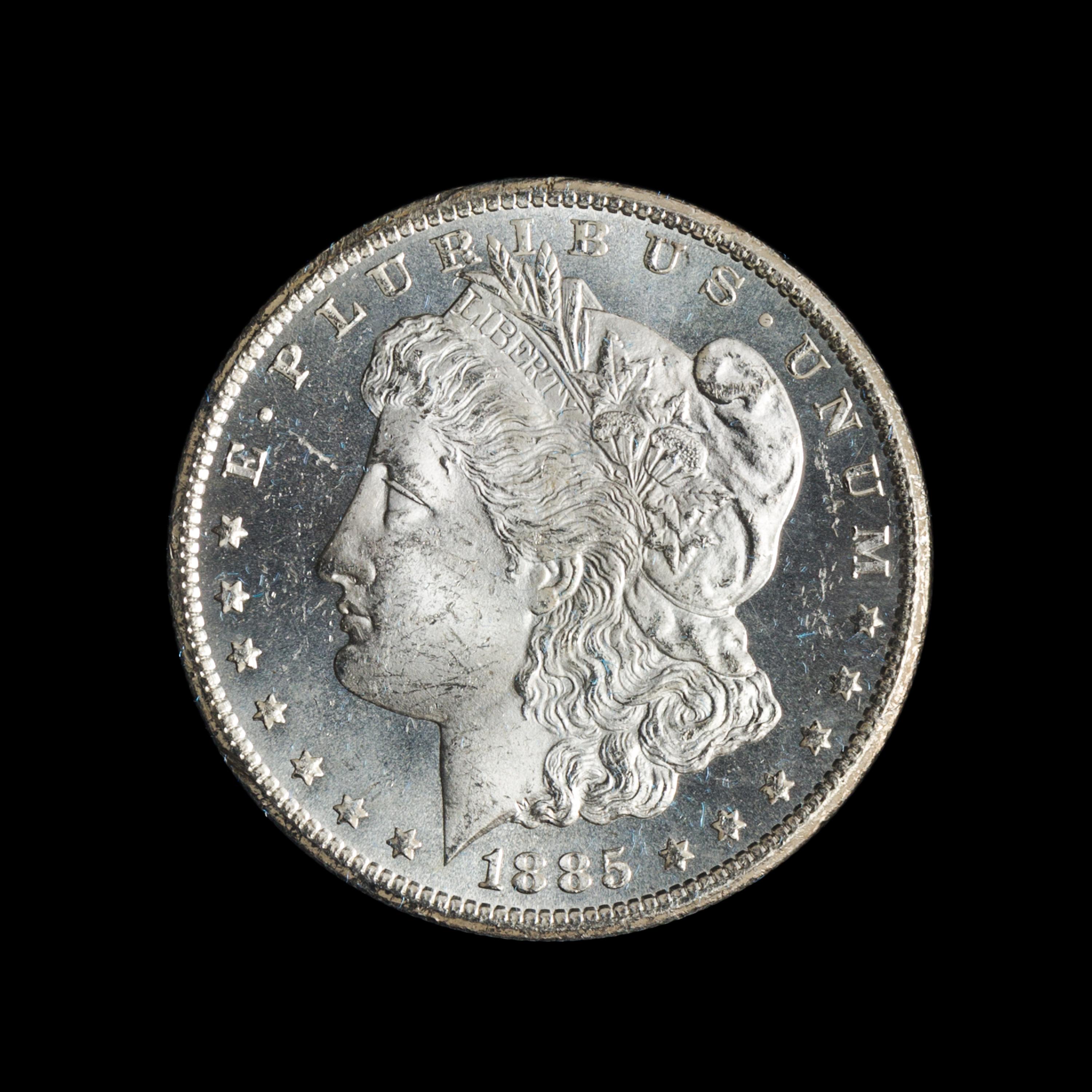 A United States 1885-CC GSA: Morgan Silver Dollar Coin