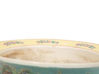A Chinese Export Porcleain Jardinière with Undertray
