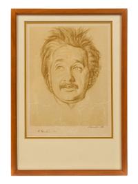 [WORLD LEADERS]. A group of 9 framed items, many signed, by various literary, political, and scientific figures of the 19th and 20th centuries, comprising: