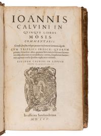[Religion] Calvin, John. Group of 5 Titles