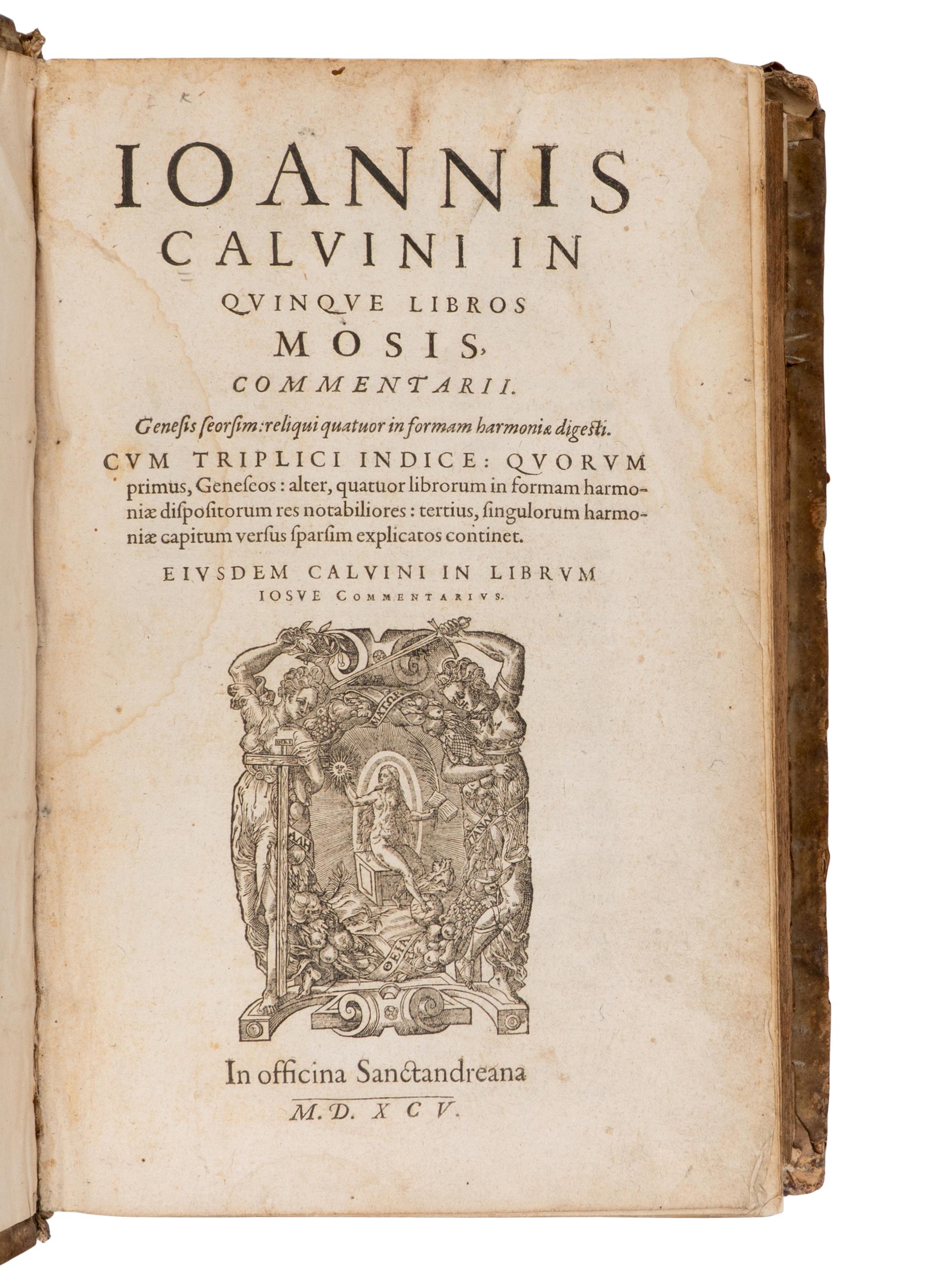 [Religion] Calvin, John. Group of 5 Titles