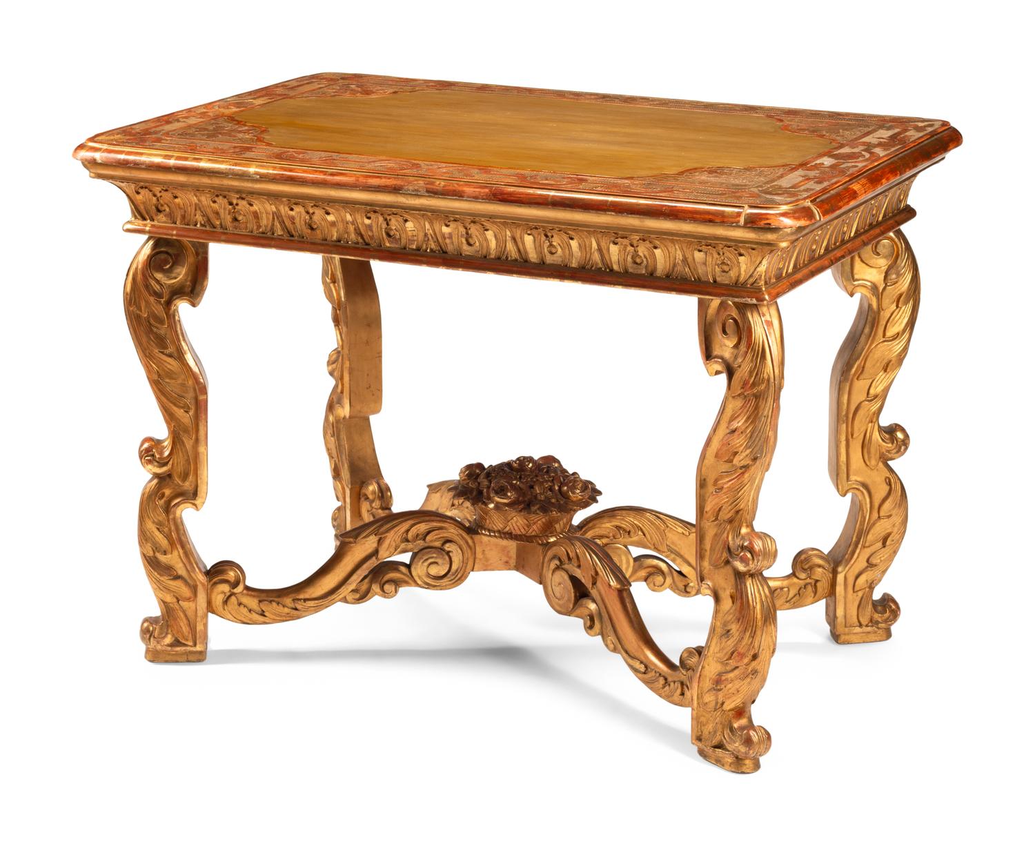 An English Giltwood Table