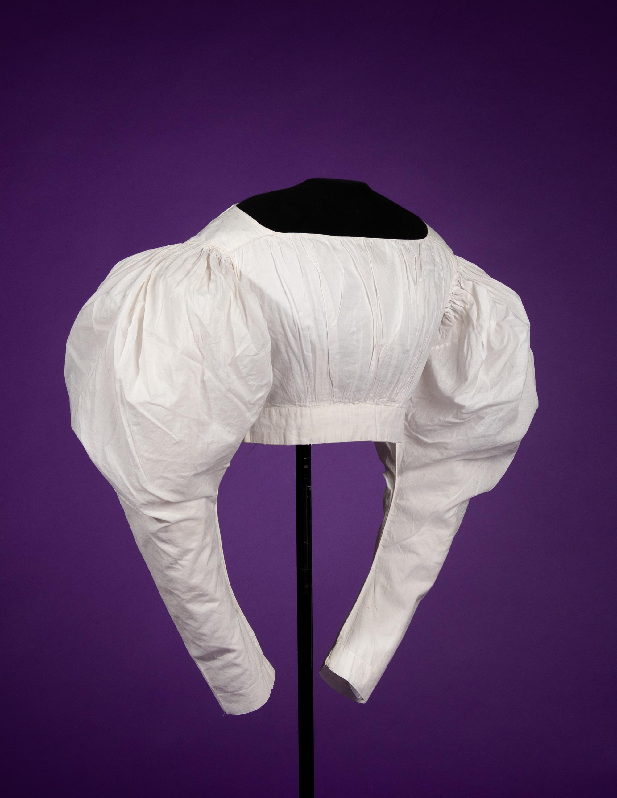 Two 19th Century Cotton Bodices, 1830-40s