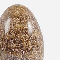 Ludovico Diaz de Santillana (Italian, 1931-1989) Murrini Glass Egg, Venini, Italy, circa 1965-70