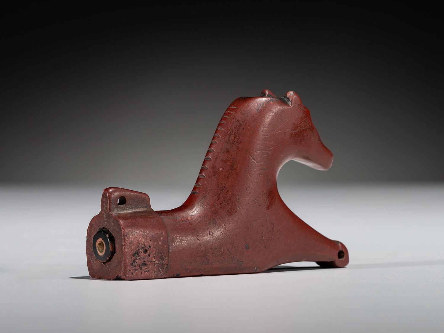 Eastern Sioux Catlinite Horse Pipe Bowl