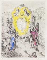 Marc Chagall, (French/Russian, 1887-1985), Josue arme par l'Eternel (from La Bible), 1931-9
