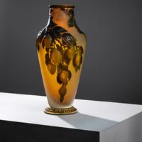 Plum Soufflé Vase, c. 1920