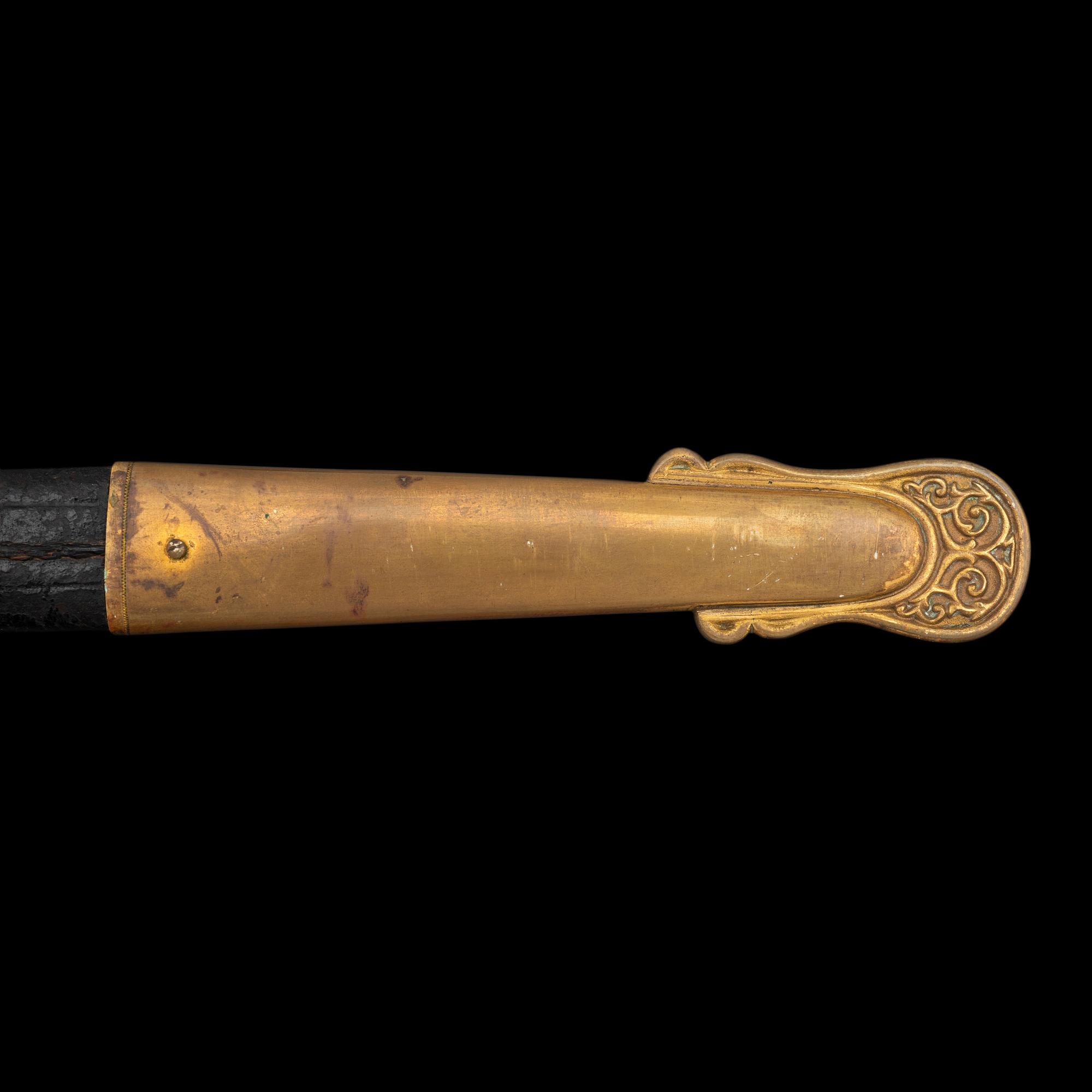 Cased Clauberg Model 1850 Foot Officers Sword Presented to Lt. Asaph Dodge of the 116th NY with Belt and Sash