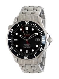 OMEGA, STAINLESS STEEL LIMITED EDITION COLLECTOR'S SET 'JAMES BOND 007 SEAMASTER DIVER' WATCH, BOX & PAPERS