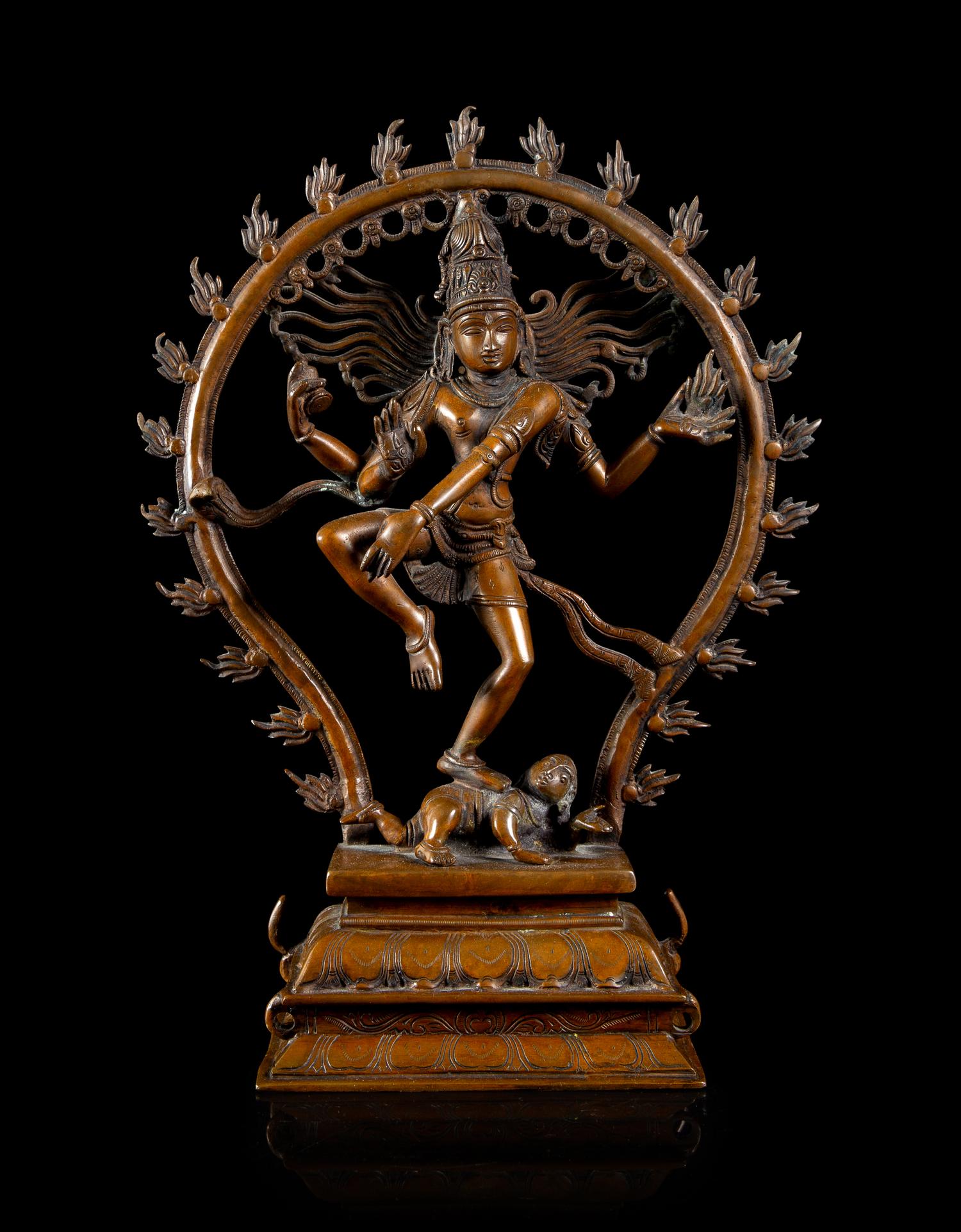 An Indian Bronze Figure of a Dancing Deity