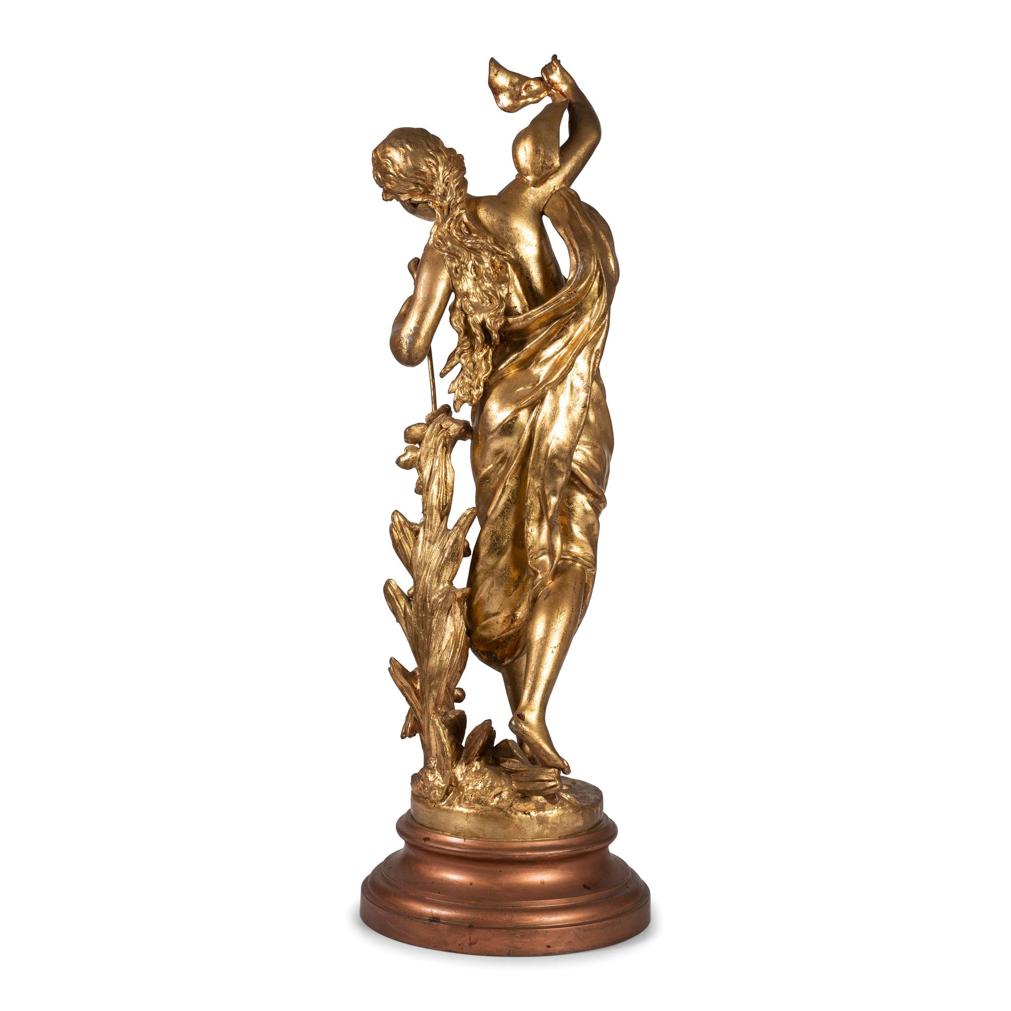 A French Spelter Figure of Aurore