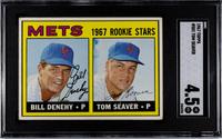 A 1967 Topps Tom Seaver Rookie Baseball Card No. 581 (SGC 4.5 VG-EX)