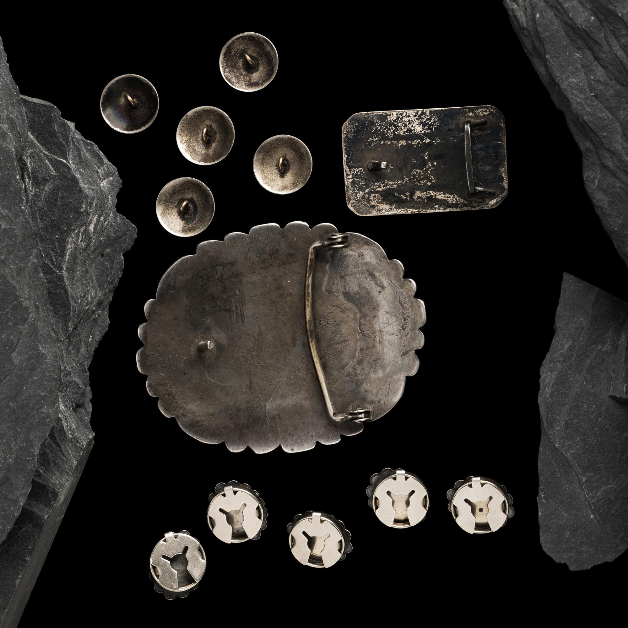 Navajo and Southwestern-style Silver Western Ware Jewelry